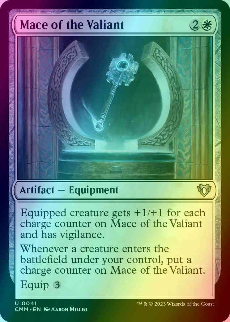 Mace of the Valiant [41] [Commander Masters] [Foil]