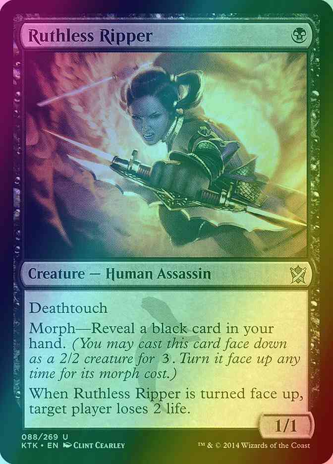 Ruthless Ripper [88] [Khans Of Tarkir] [Foil]