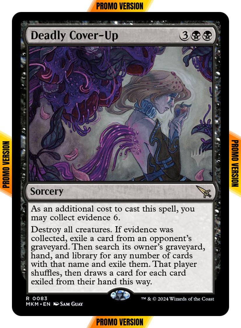 Deadly Cover-Up [83p] [Promo Pack] [Murders at Karlov Manor: Promos] [Non-Foil]