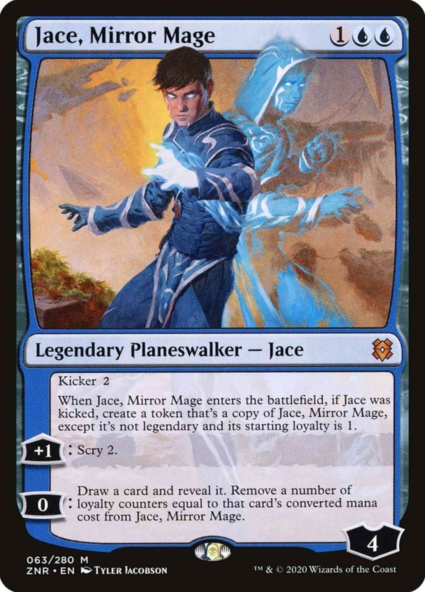 Jace, Mirror Mage [63] [Zendikar Rising] [Non-Foil]