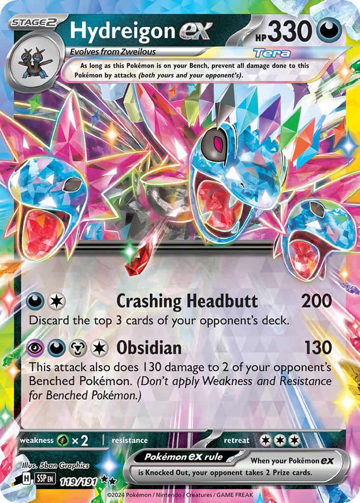 Hydreigon ex - 119/191 - Double Rare [sv08-119] [Ultra]