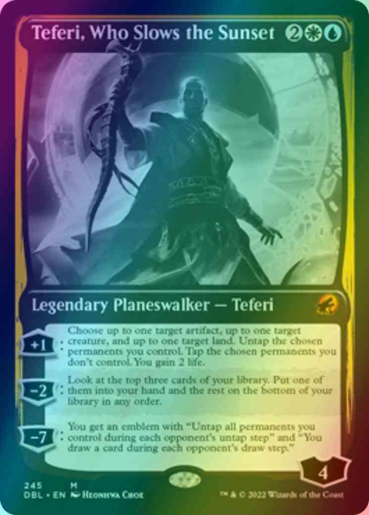 Teferi, Who Slows the Sunset [245] [Innistrad: Double Feature] [Foil]