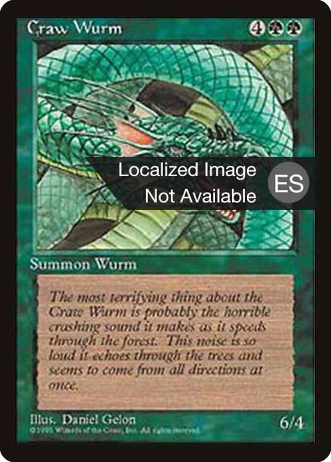 Craw Wurm - Korean [238] [Fourth Edition Black Border: Korean] [Non-Foil]