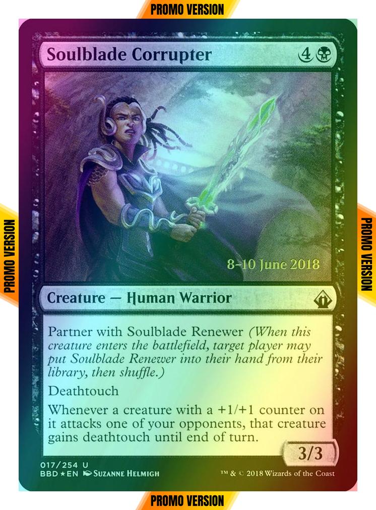 Soulblade Corrupter [17s] [Battlebond Promos] [Foil]