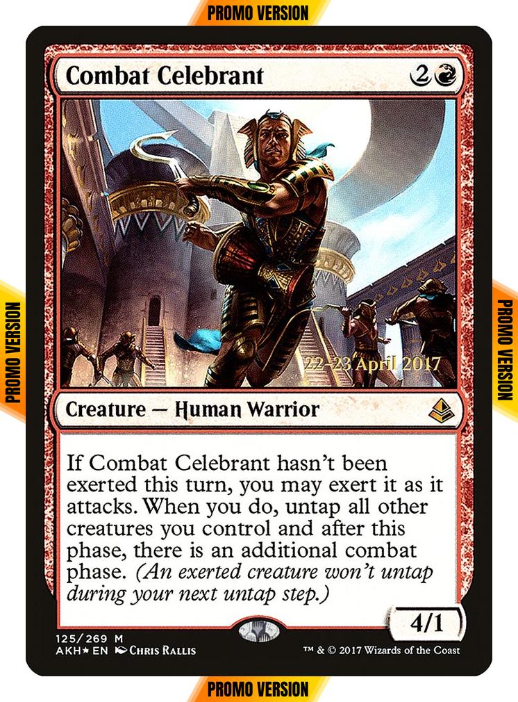 Combat Celebrant [125s] [Amonkhet Promos] [Foil]