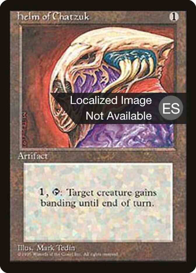 Helm of Chatzuk - Portuguese [324] [Fourth Edition Black Border: Portuguese] [Non-Foil]