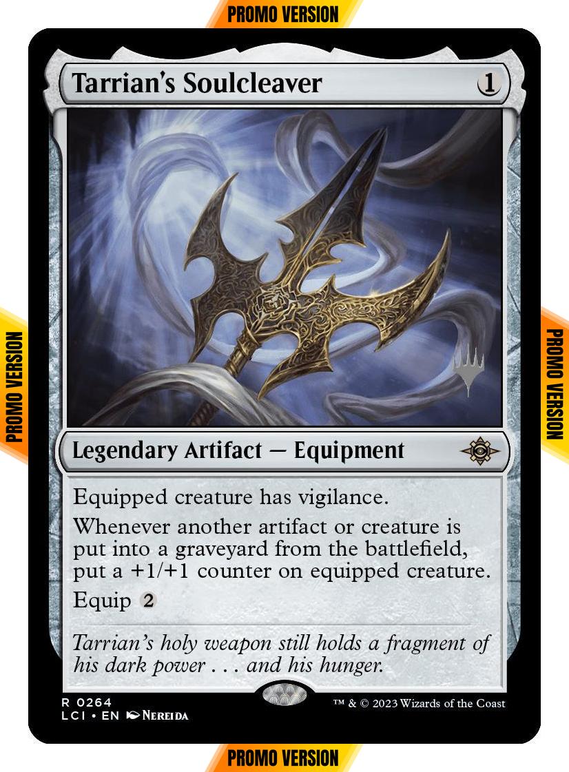 Tarrian's Soulcleaver [264p] [Promo Pack] [The Lost Caverns of Ixalan: Promos] [Non-Foil]