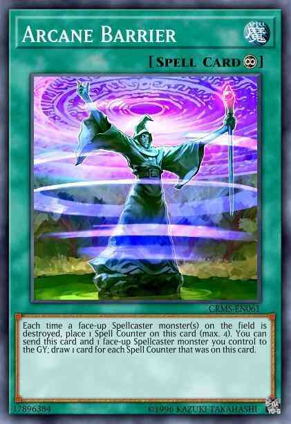 Arcane Barrier - CRMS-EN061 - Rare - Unlimited