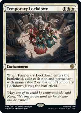 Temporary Lockdown [36] [Dominaria United] [Non-Foil]