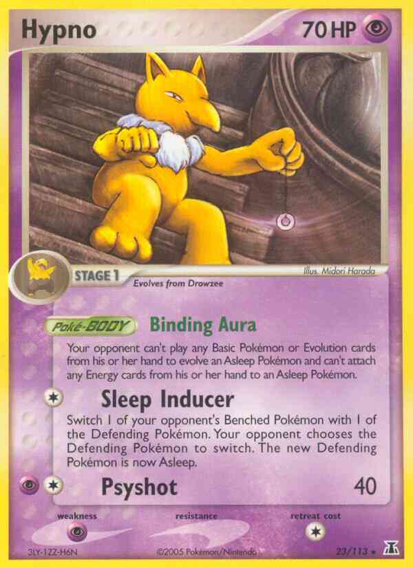 Hypno - 23/113 - Rare [ex11-23] [Non-Holo]