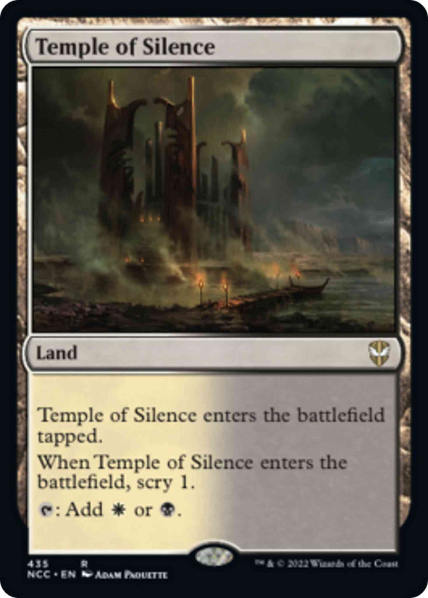 Temple of Silence [435] [Streets of New Capenna: Commander] [Non-Foil]