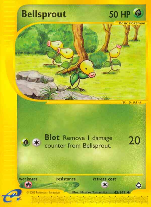 Bellsprout - 45/147 - Uncommon [ecard2-45] [Non-Holo]