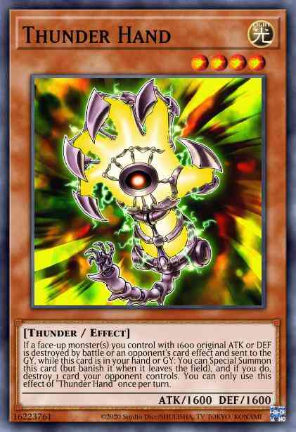 Thunder Hand - ROTD-EN031 - Common - 1st Edition