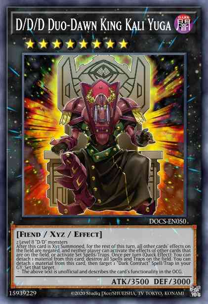 D/D/D Duo-Dawn King Kali Yuga - SP17-EN045 - Starfoil Rare - 1st Edition