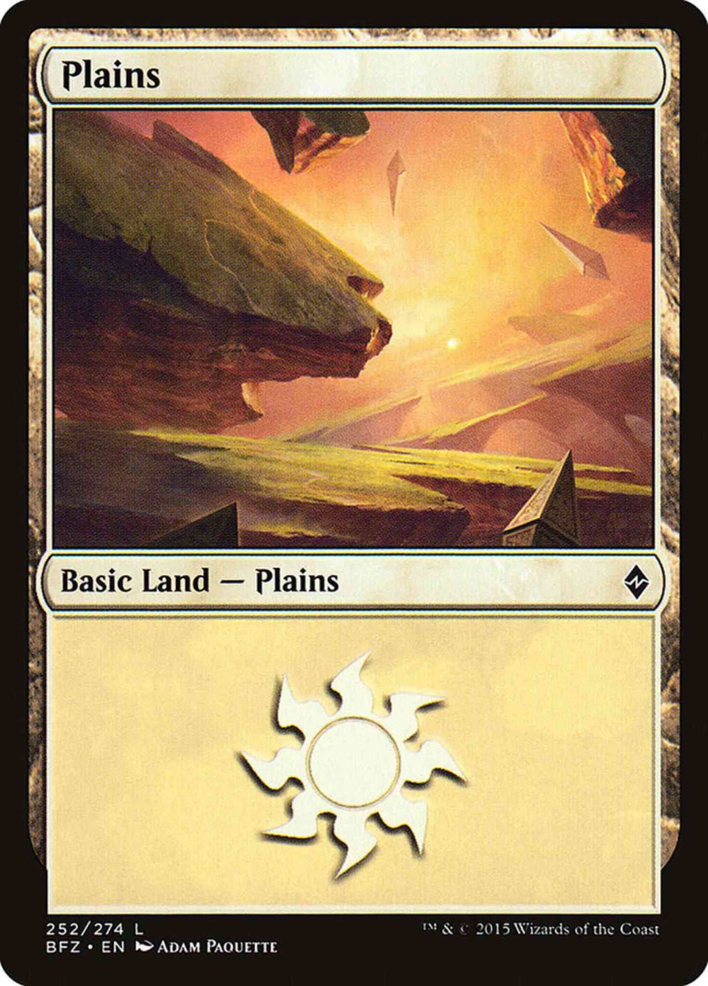 Plains [252a] [Battle for Zendikar] [Non-Foil]