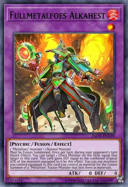 Fullmetalfoes Alkahest - INOV-EN039 - Secret Rare - 1st Edition