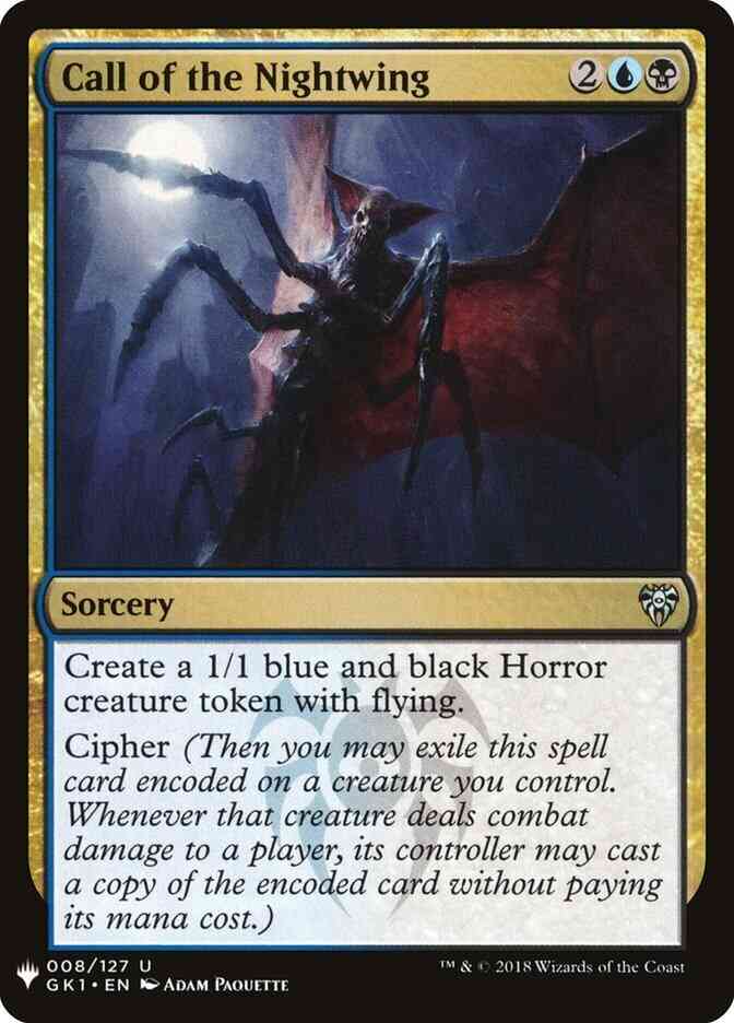 Call of the Nightwing [GK1-8] [The List] [Non-Foil]