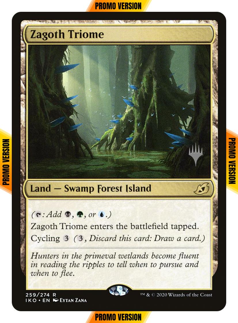 Zagoth Triome [Promo Pack] [259p] [Ikoria: Lair of Behemoths Promos] [Non-Foil]