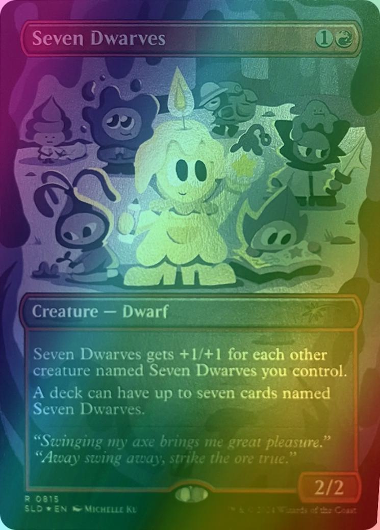 Seven Dwarves [0815] [Borderless] [Michelle Ku] [Secret Lair Drop] [Foil]