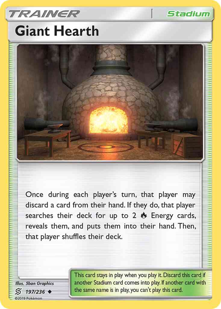 Giant Hearth - 197/236 - Uncommon [sm11-197] [Non-Holo]