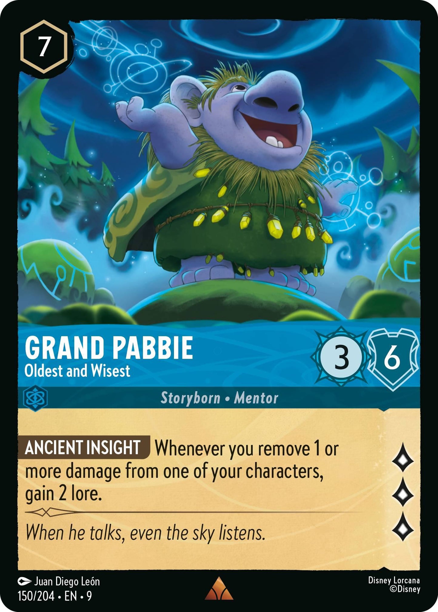 Grand Pabbie - Oldest and Wisest - 150/204 [Fabled] [Non-Foil]