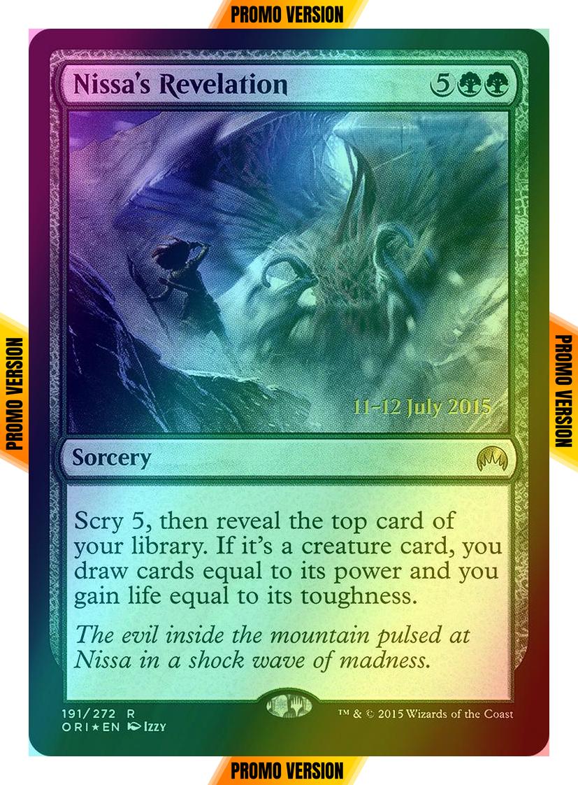 Nissa's Revelation [191s] [Magic Origins Promos] [Foil]