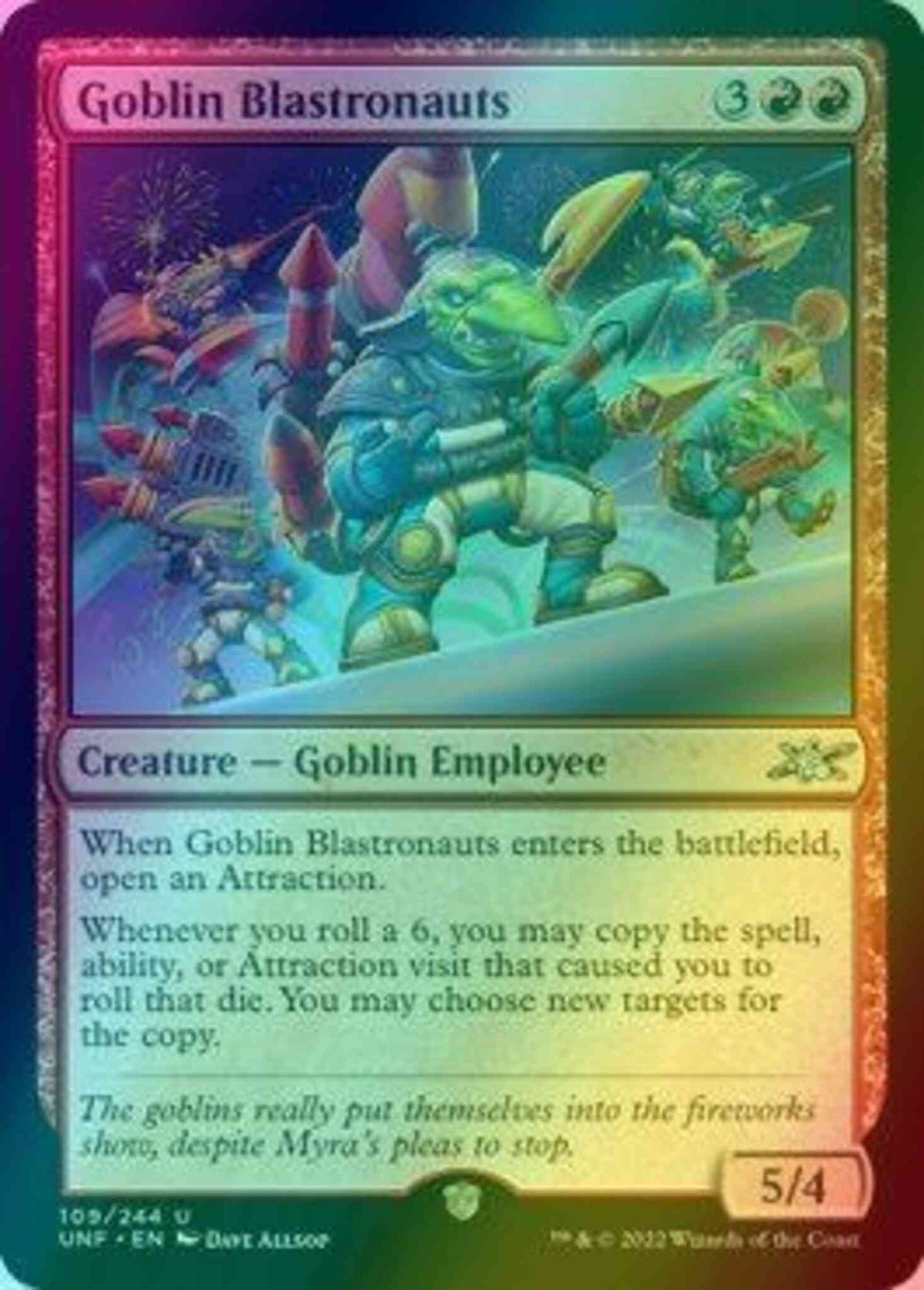 Goblin Blastronauts [109] [Unfinity] [Foil]