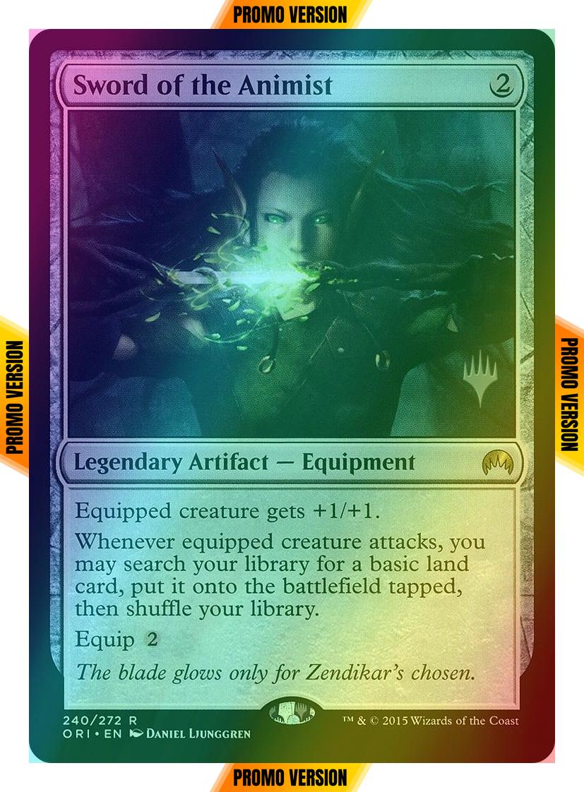 Sword of the Animist [240p] [Promo Pack] [Magic Origins Promos] [Foil]