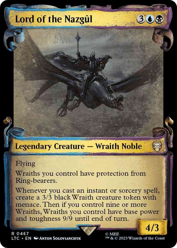 Lord of the Nazgûl [467] [Scrolls Showcase] [The Lord of the Rings: Tales of Middle-earth: Commander] [Non-Foil]