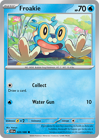 Froakie - 020/086 - Common [me04-020] [Non-Holo]