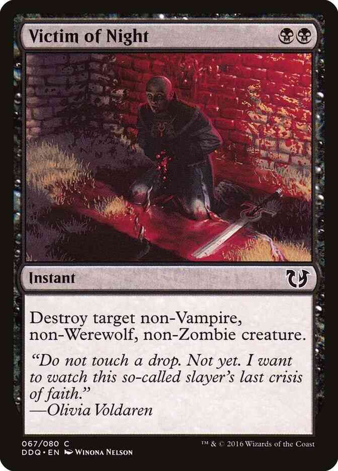 Victim of Night [67] [Duel Decks Blessed vs Cursed] [Non-Foil]
