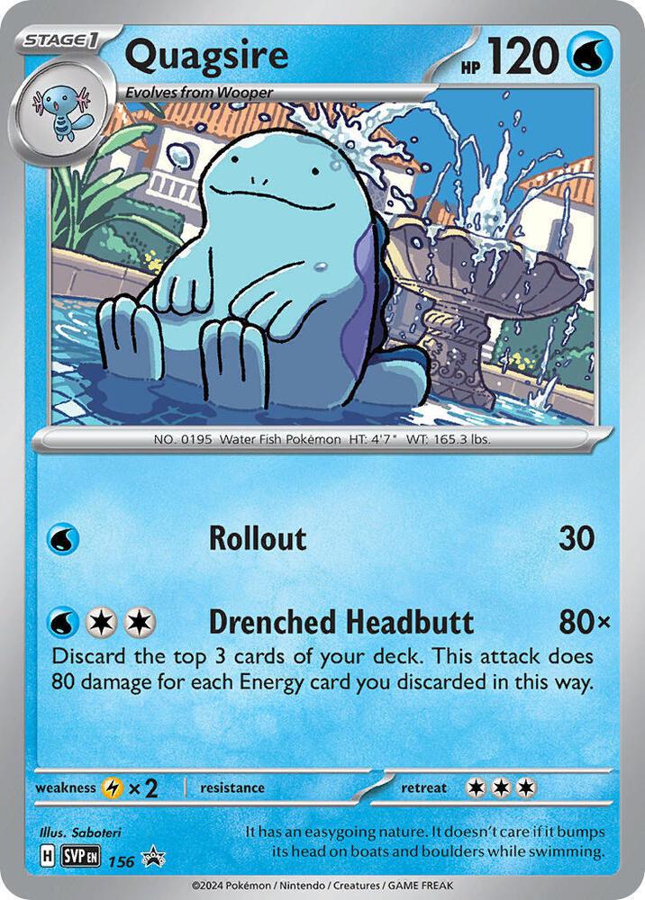 Quagsire - 156 - Promo [svp-156] [Cosmos Holo]