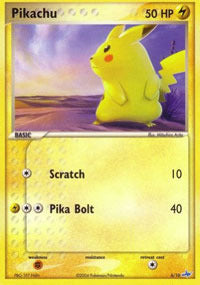 Pikachu - 6/10 - Common [Non-Holo]