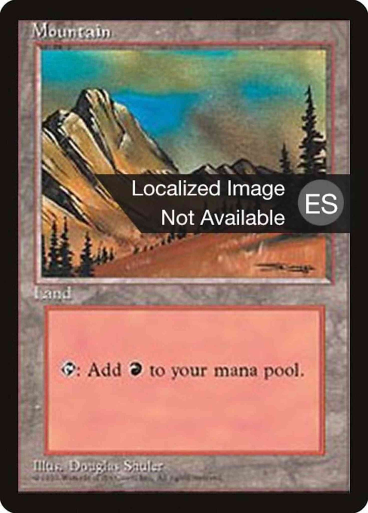 Mountain - Korean [Orange Ground] [375] [Fourth Edition Black Border: Korean] [Non-Foil]