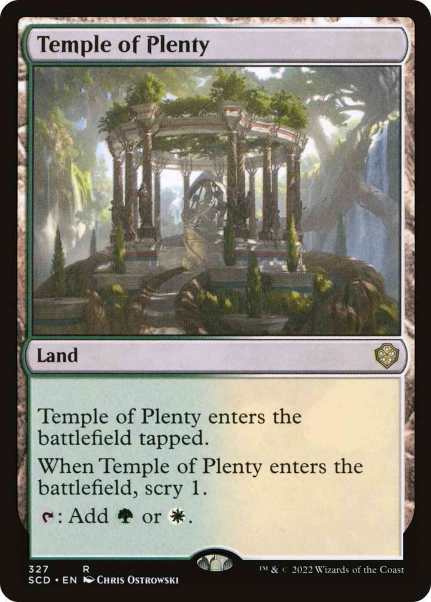 Temple of Plenty [327] [Starter Commander Decks] [Non-Foil]