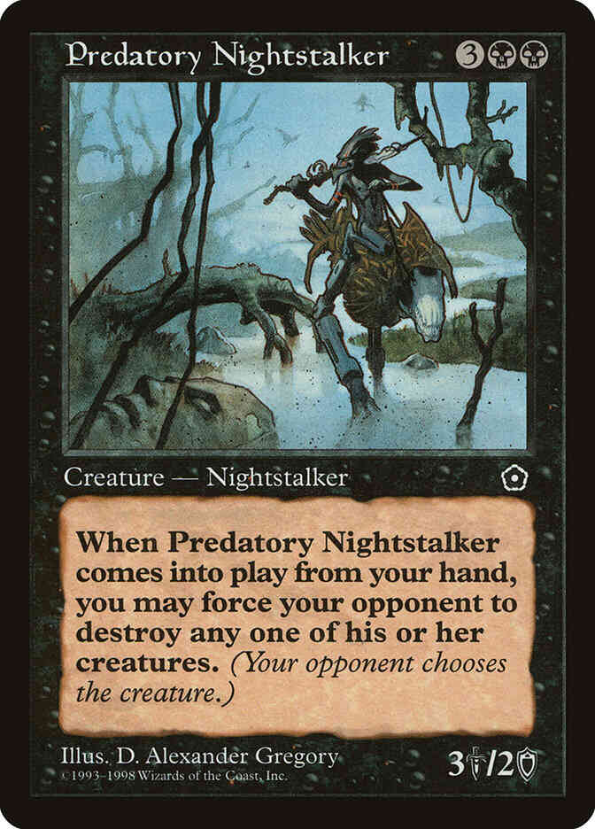 Predatory Nightstalker [82] [Portal Second Age] [Non-Foil]