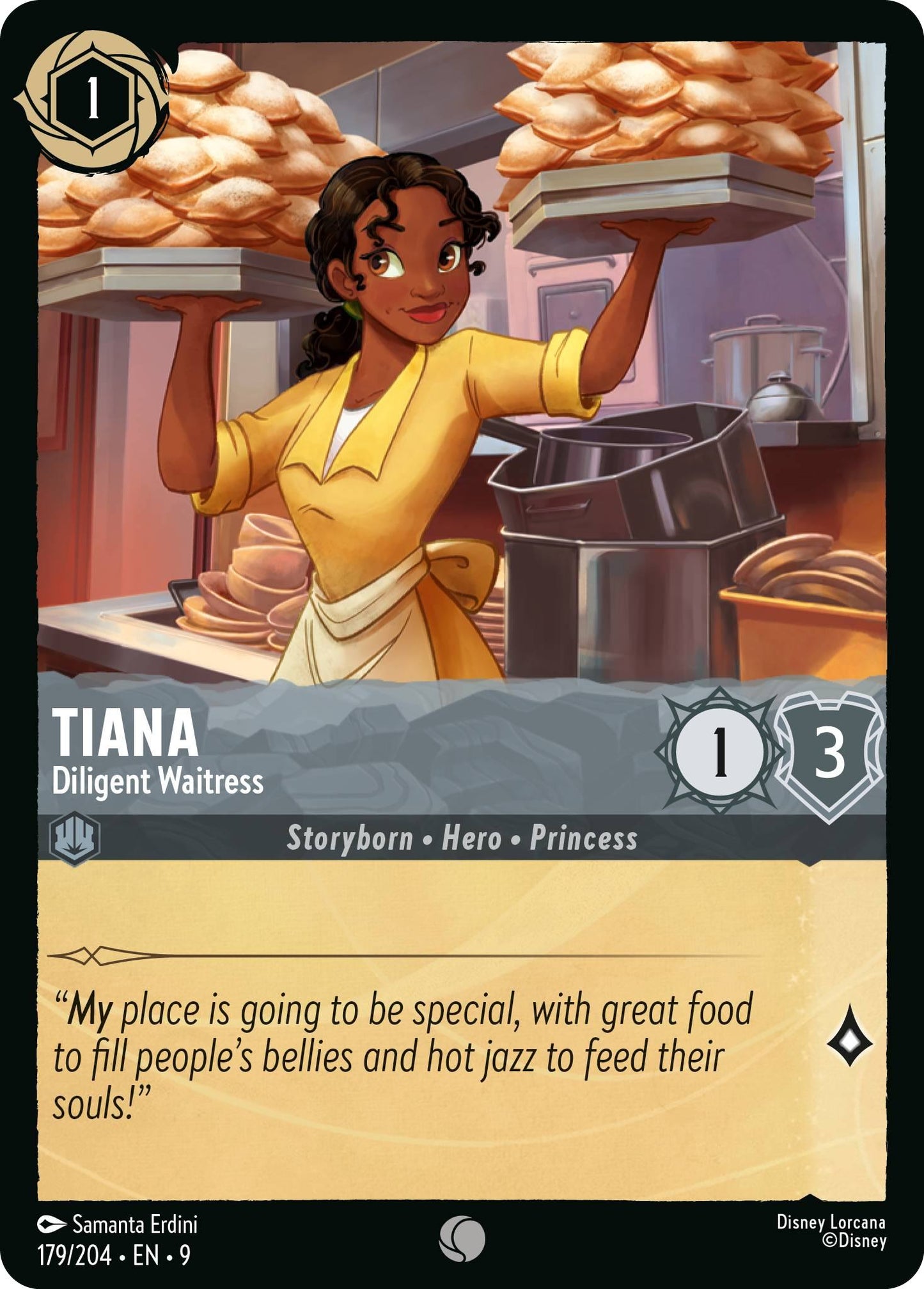 Tiana - Diligent Waitress - 179/204 [Fabled] [Non-Foil]