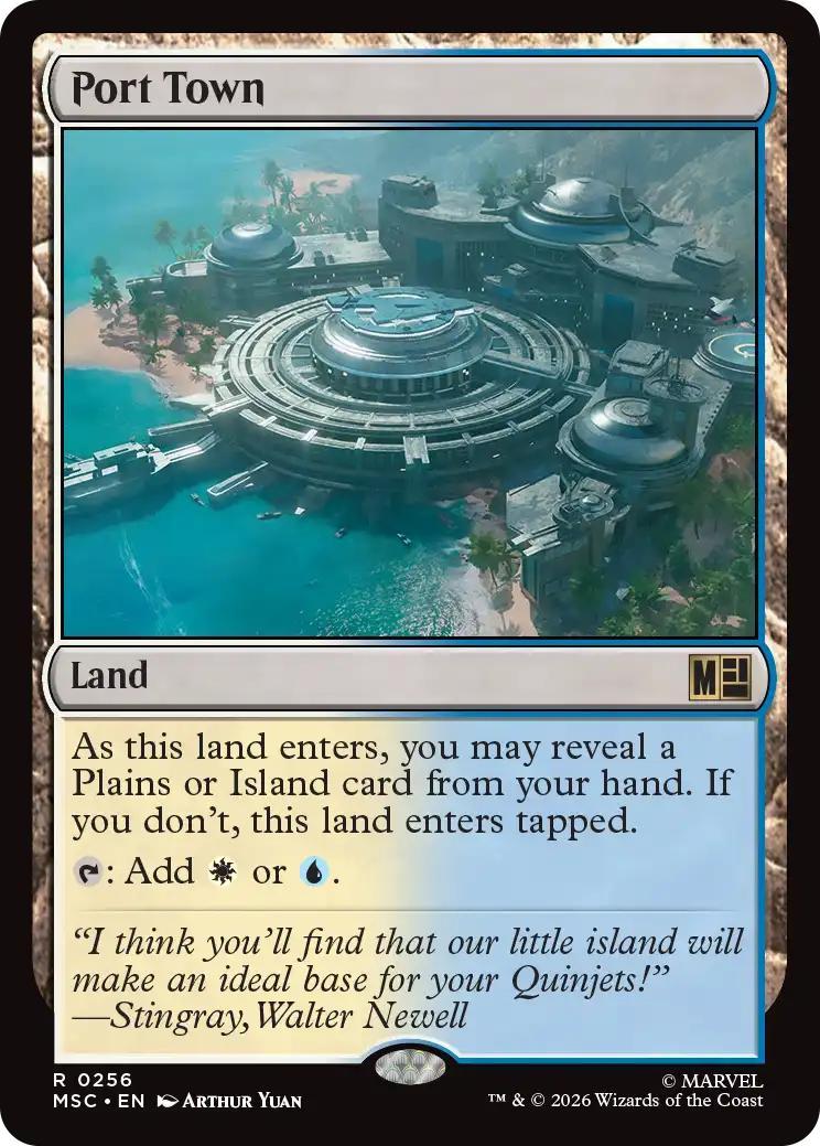 Port Town [256] [Marvel Super Heroes: Commander] [Non-Foil]
