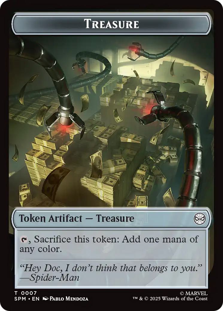 Spider Token (03) // Treasure Token (07) [Marvel's Spider-Man: Tokens] [Non-Foil]