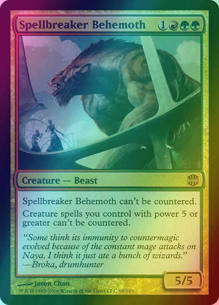 Spellbreaker Behemoth [60] [Alara Reborn] [Foil]