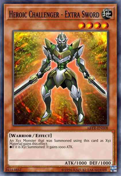 Heroic Challenger - Extra Sword - ABYR-EN008 - Common - Unlimited