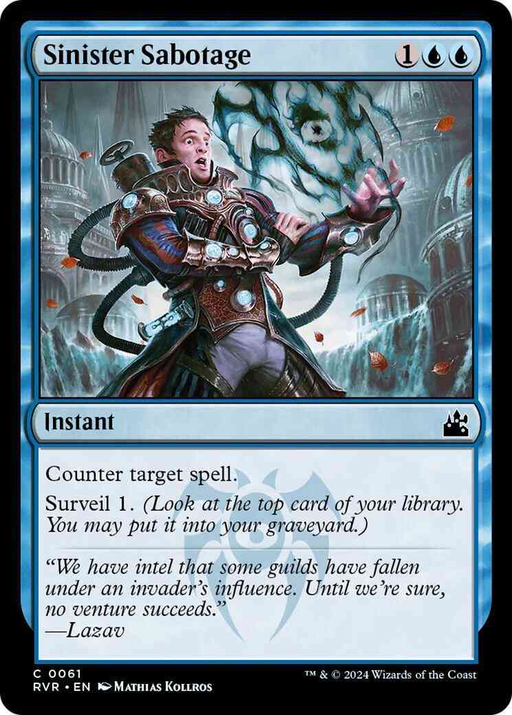 Sinister Sabotage [61] [Ravnica Remastered] [Non-Foil]