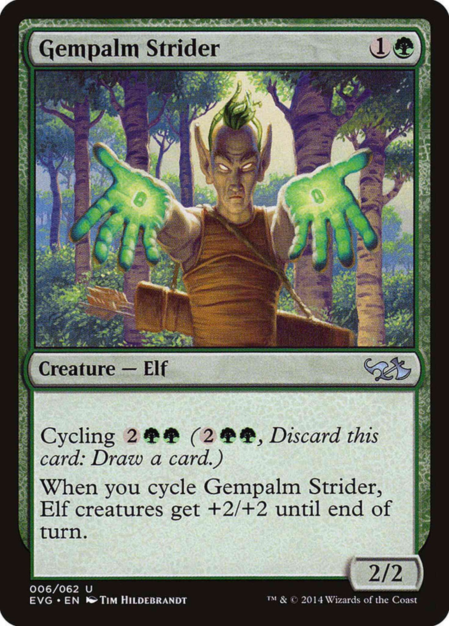 Gempalm Strider [6] [Duel Decks Anthology: Elves vs. Goblins] [Non-Foil]