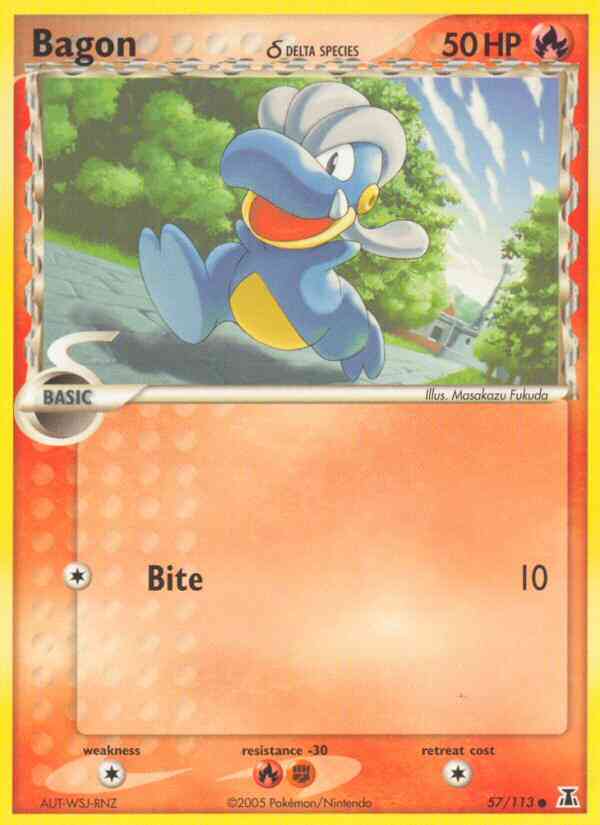 Bagon δ - 57/113 - Common [ex11-57] [Reverse Holo]