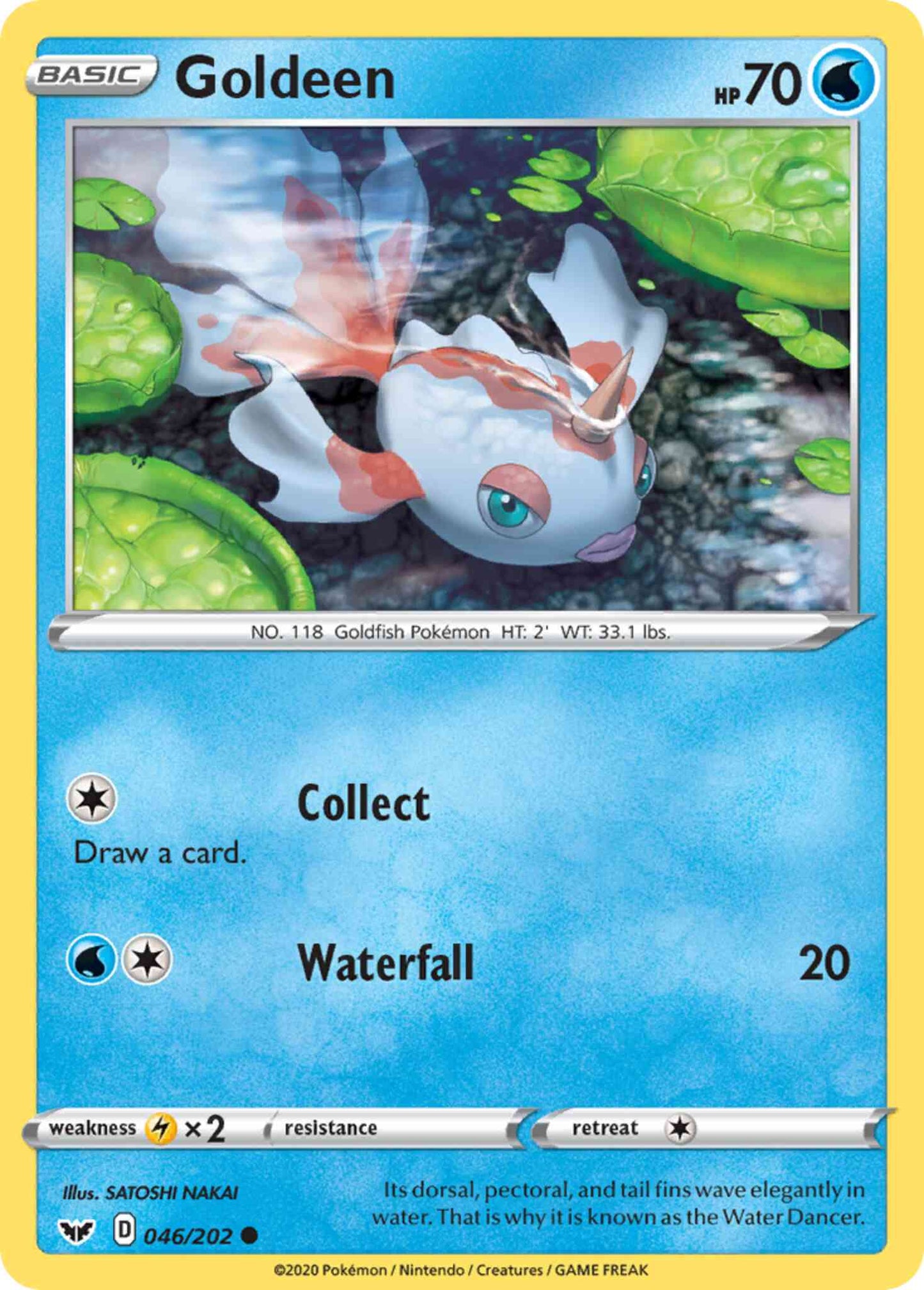 Goldeen - 046/202 - Common [swsh1-046] [Non-Holo]