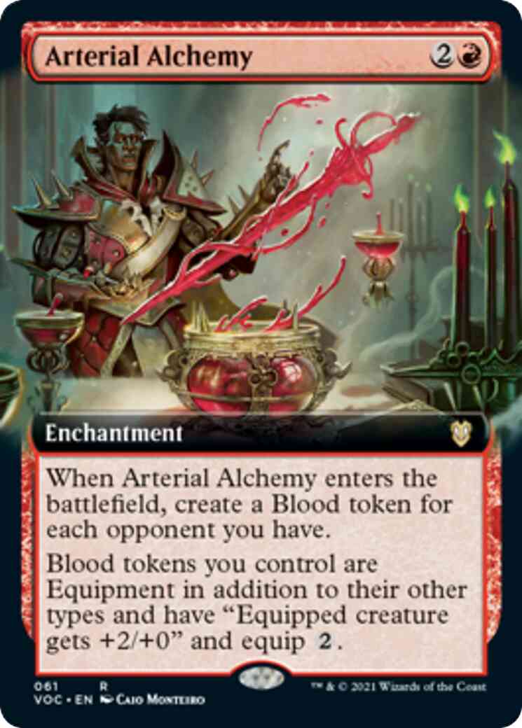 Arterial Alchemy [61] [Extended Art] [Innistrad: Crimson Vow: Commander] [Non-Foil]