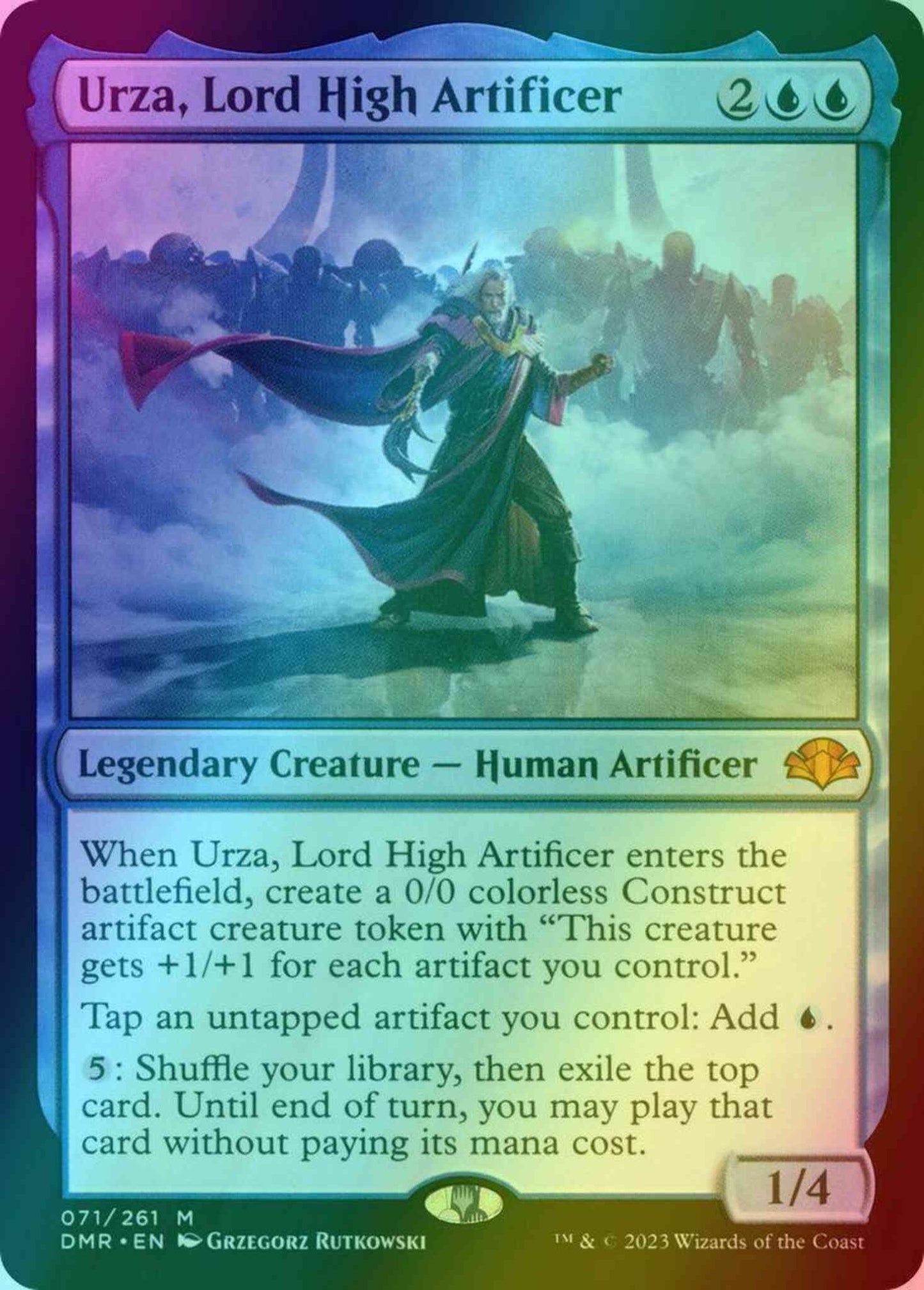Urza, Lord High Artificer [71] [Dominaria Remastered] [Foil]