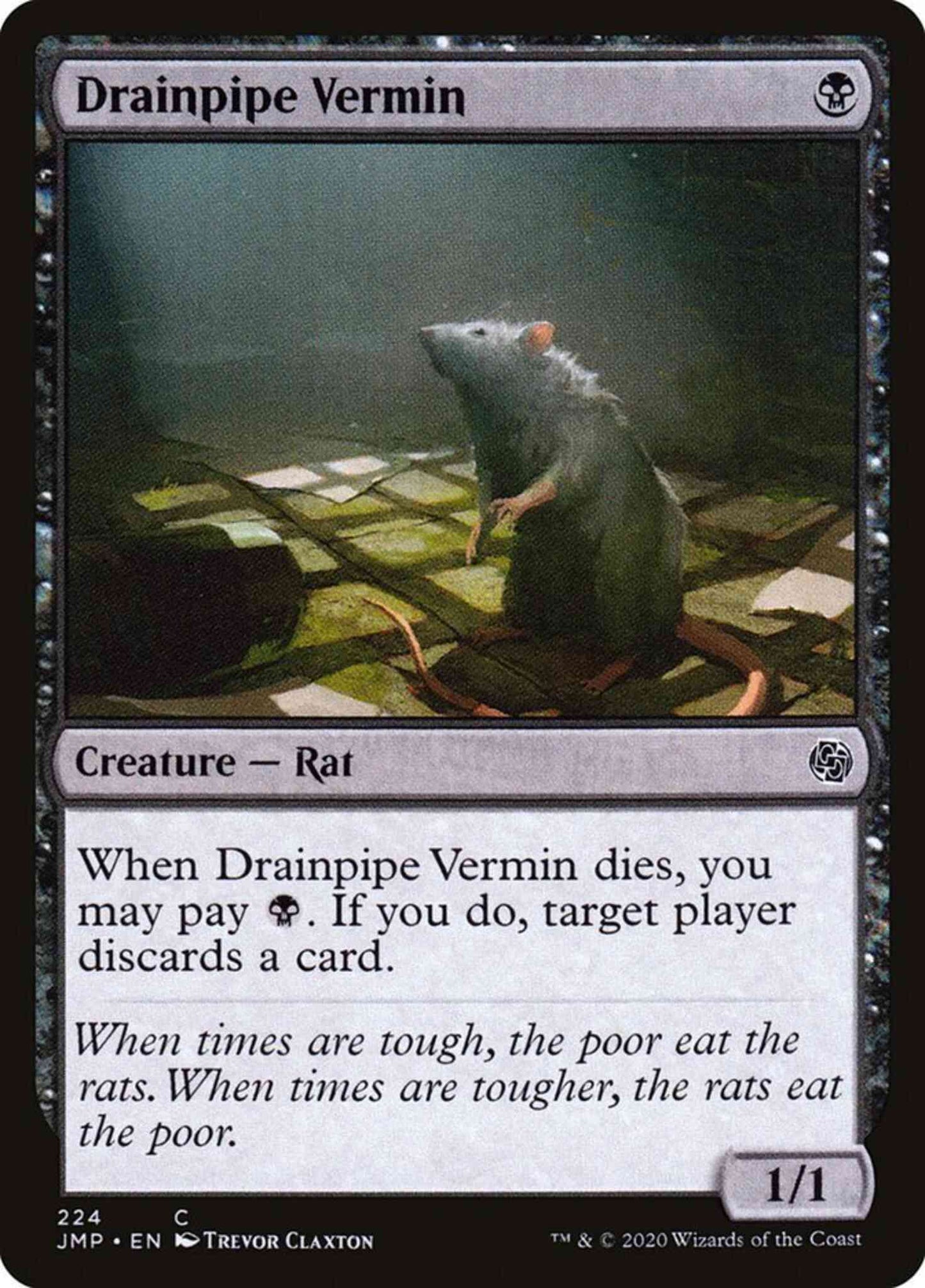 Drainpipe Vermin [224] [Jumpstart] [Non-Foil]