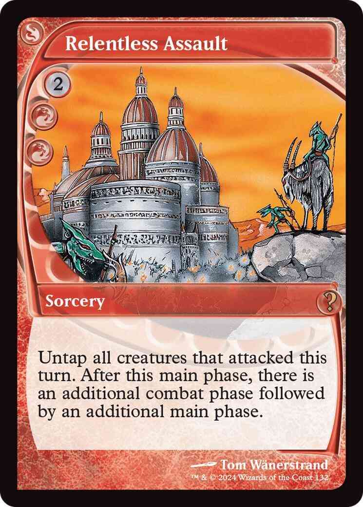 Relentless Assault [132] [Future Frame] [Mystery Booster 2] [Foil]