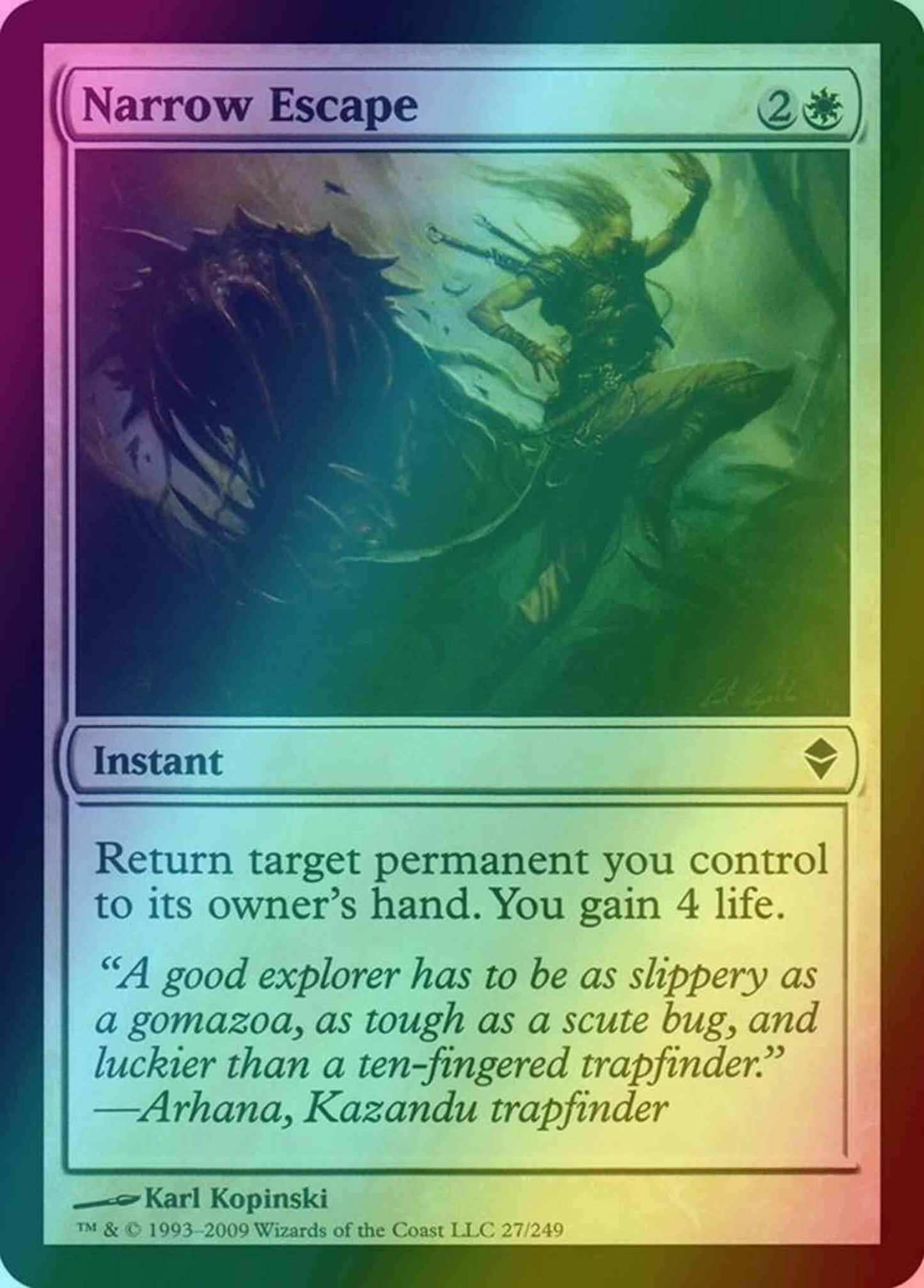 Narrow Escape [27] [Zendikar] [Foil]